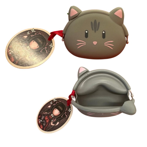 PORTAMONETE IN SILICONE A FORMA DI GATTINO - SANTORO GORJUSS