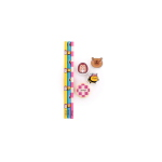 SET DI 3 MATITE + 3 GOMME DA CANCELLARE + 1 TEMPERINO – WONDER COMIC - MR WONDERFUL