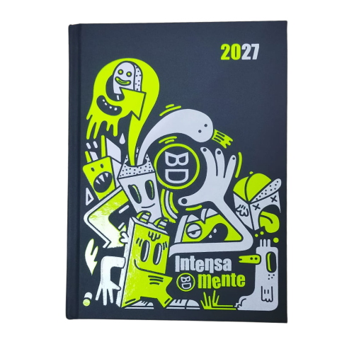 DIARIO 16 MESI SUPERSPECIAL FLUO BASTARDIDENTRO 2026/2027 GIALLO FLUO