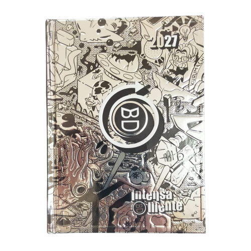 DIARIO 16 MESI POCKET INTENSAMENTE BASTARDIDENTRO 2026/2027 ARGENTO