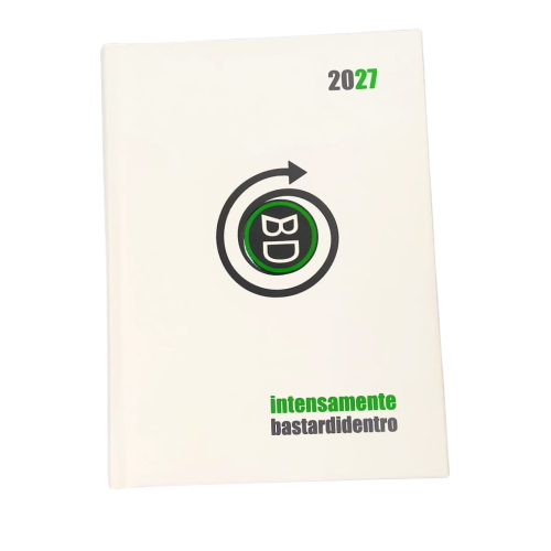 DIARIO 16 MESI POCKET INTENSAMENTE BASTARDIDENTRO 2026/2027 BIANCA