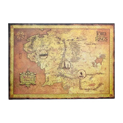 PUZZLE DA 1000 PEZZI PAPERBLANKS LOTR - MAPPA DELLA TERRA DI MEZZO