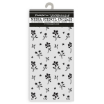 MASCHERINA STENCIL STAMPERIA 12X25 CM - FAMILY SFONDO FIORI PICCOLI