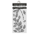 MASCHERINA STENCIL STAMPERIA 12X25 CM - WONDERLAND LIBELLULA