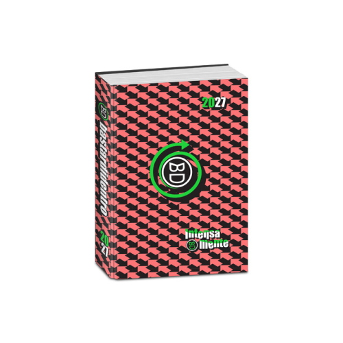 DIARIO 16 MESI POCKET INTENSAMENTE BASTARDIDENTRO 2026/2027 OPTICAL ROSSO