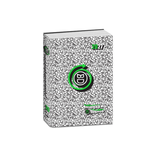 DIARIO 16 MESI POCKET INTENSAMENTE BASTARDIDENTRO 2026/2027 OPTICAL BIANCO AGHI