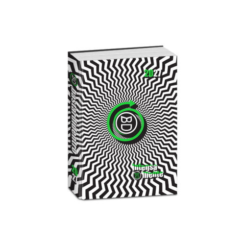 DIARIO 16 MESI POCKET INTENSAMENTE BASTARDIDENTRO 2026/2027 OPTICAL BIANCO SPIRALE