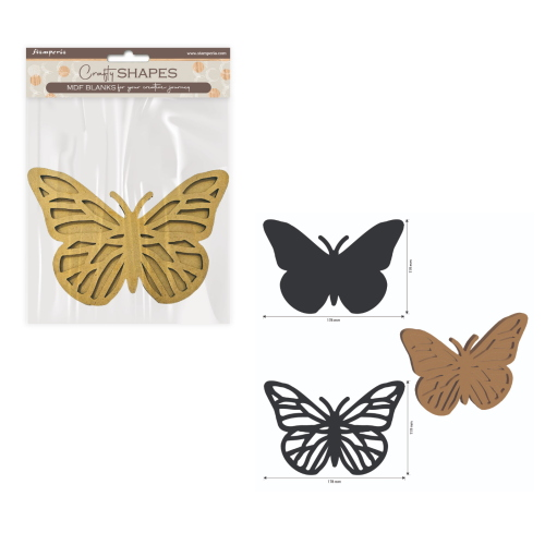SAGOME IN LEGNO MDF PERSONALIZZABILI CRAFTY SHAPES STAMPERIA