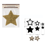SAGOME IN LEGNO MDF PERSONALIZZABILI CRAFTY SHAPES STAMPERIA
