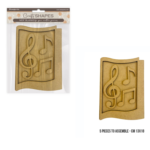 SAGOME IN LEGNO MDF PERSONALIZZABILI CRAFTY SHAPES STAMPERIA