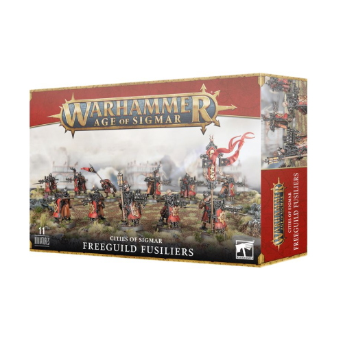 KIT MINIATURE WARHAMMER AGE OF SIGMAR - CITIES OF SIGMAR - FUCILIERI DELLA GILDA LIBERA