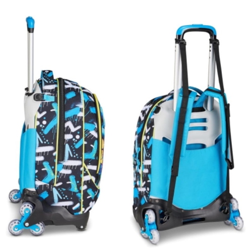 TROLLEY ZAINO REMOVIBILE 8 RUOTE JACK-8WD SEVEN SJ GANG
