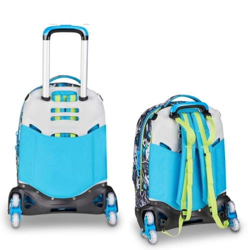 TROLLEY ZAINO REMOVIBILE 8 RUOTE JACK-8WD SEVEN SJ GANG