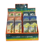 BLOCKNOTES SPIRALATO CON PENNA ABBINATA GOCCIOLINE - 6 VARIANTI