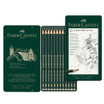 SET 12 MATITE DI GRAFITE FABER-CASTELL 9000 DESIGN SET - DA 8B A 2H