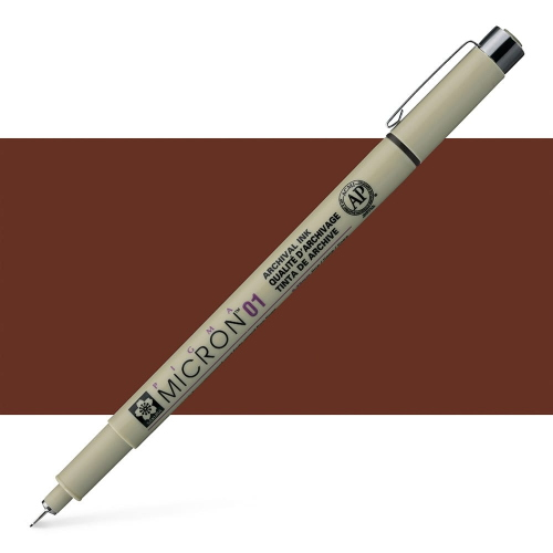 MARKER SEPPIA SAKURA PIGMA MICRON 01 - 0.25 MM 