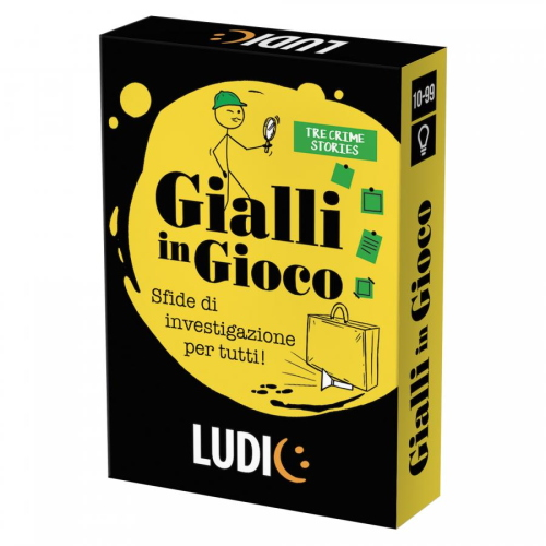GIALLI IN GIOCO LUDIC - 3 CRIME STORIES - 10-99 ANNI