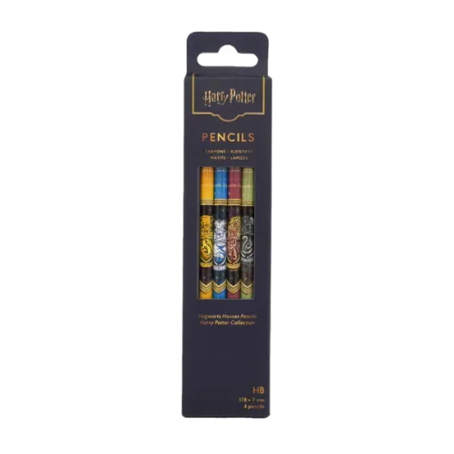 SET 4 MATITE HARRY POTTER - LE CASE DI HOGWARTS