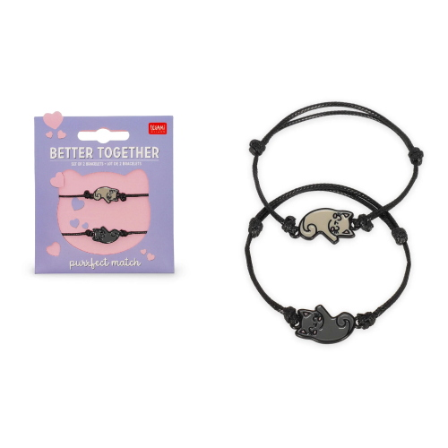 SET DI 2 BRACCIALETTI LEGAMI - BETTER TOGETHER 