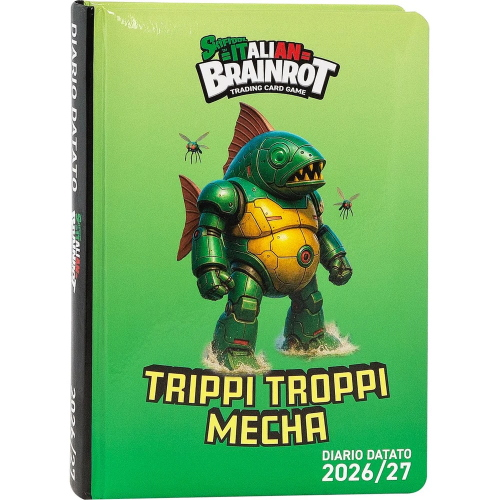 DIARIO GIORNALIERO SKIFIDOL ITALIAN BRAINROT 12 MESI 2026/27 - TRIPPI TROPPI MECHA