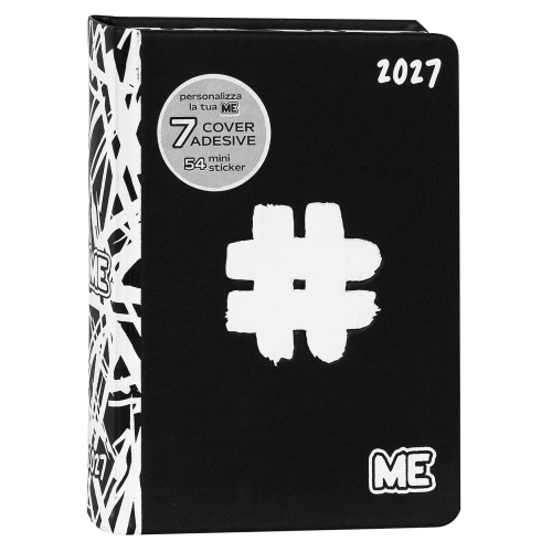 DIARIO AGENDA 16 MESI CLASSIC ME 2026/2027 - HASHTAG