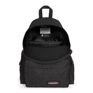 ZAINO EASTPAK DAY PAK'R CON PORTABORRACCIA E TASCA SUL RETRO - SPARKLY BLACK