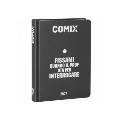 DIARIO 16 MESI DATATO 2026/2027 COMIX EASY - ANTRACITE