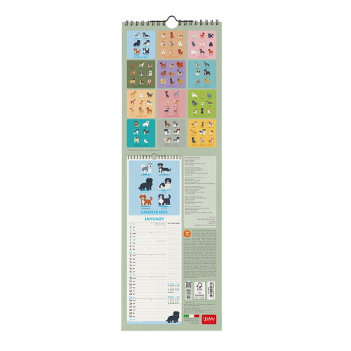 CALENDARIO DA PARETE 2027 LEGAMI - 16X49 CM