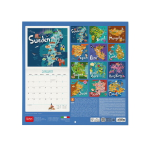 CALENDARIO DA PARETE 2027 LEGAMI - 30X29 CM
