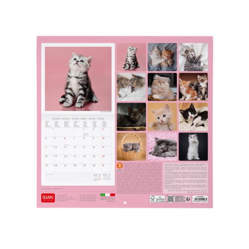 CALENDARIO DA PARETE 2027 LEGAMI - 30X29 CM