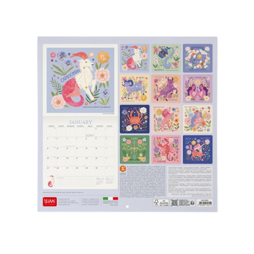 CALENDARIO DA PARETE 2027 LEGAMI - 30X29 CM