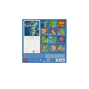CALENDARIO DA PARETE 2027 LEGAMI - 18X18 CM