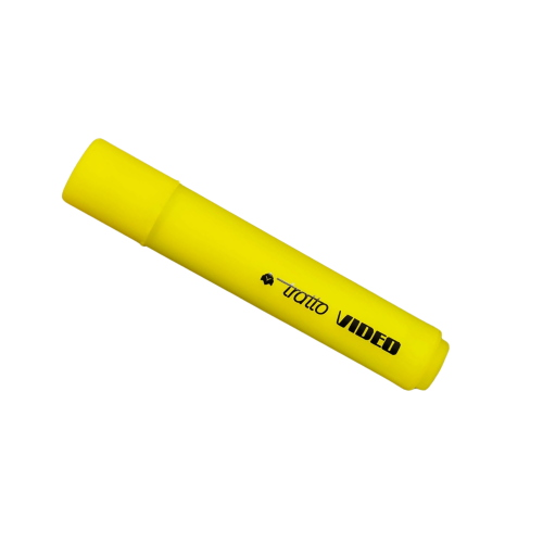 EVIDENZIATORE TRATTO VIDEO GIALLO PASTEL