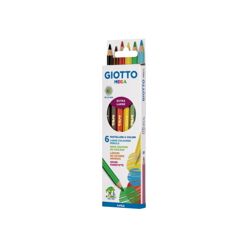 PASTELLI GIOTTO MEGA  - CONFEZIONE DA  6 