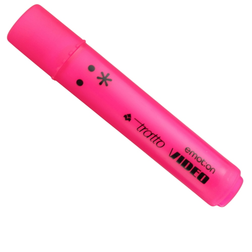 EVIDENZIATORE TRATTO VIDEO EMOTION ROSA FLUO