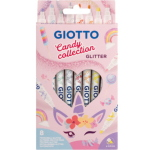 PENNARELLI GIOTTO TURBO CANDY COLLECTION GLITTER SCATOLA 8 COLORI 