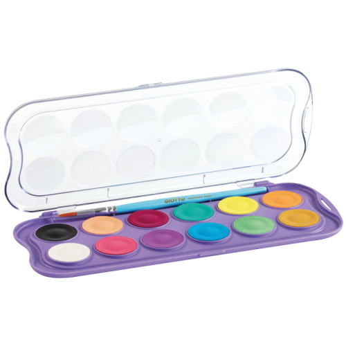 ACQUERELLI GIOTTO CANDY COLLECTION SCATOLA 12 COLORI