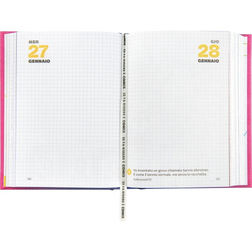 DIARIO 16 MESI 2026/2027 COMIX SPECIAL SPARKLY