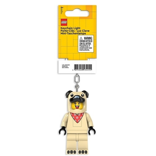 PORTACHIAVI LEGO CON TORCIA LED MINIFIGURE