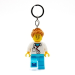 PORTACHIAVI LEGO CON TORCIA LED MINIFIGURE