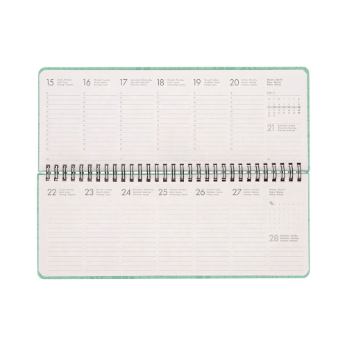 AGENDA SPIRALATA DA SCRIVANIA 12+1 MESI LEGAMI 2027 - DESK PLANNER
