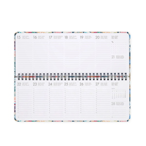 AGENDA SPIRALATA DA SCRIVANIA 12+1 MESI LEGAMI 2027 - DESK PLANNER