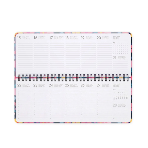 AGENDA SPIRALATA DA SCRIVANIA 12+1 MESI LEGAMI 2027 - DESK PLANNER