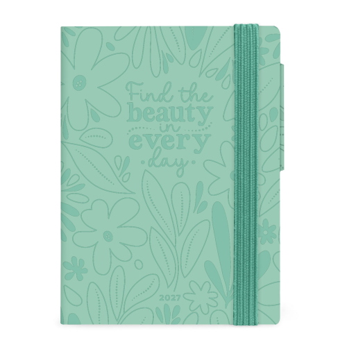 AGENDA SETTIMANALE MINI 12 MESI LEGAMI 2027 - BOTANIC GARDEN