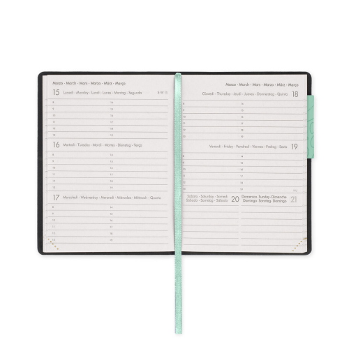 AGENDA SETTIMANALE MINI 12 MESI LEGAMI 2027 - BOTANIC GARDEN