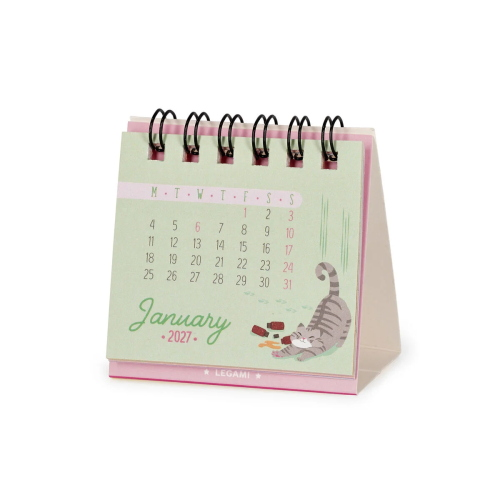 MICRO CALENDARIO DA TAVOLO LEGAMI 2027 - KITTY
