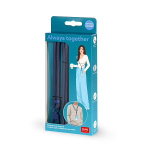 CORDINO PORTA CELLULARE LEGAMI - ALWAYS TOGETHER (NAVY BLUE)