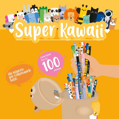 PORTAPENNE DA TAVOLO IN SILICONE LEGAMI - SUPER KAWAII BEAR