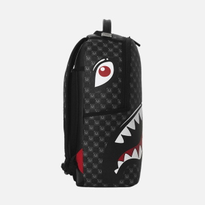 SPRAYGROUND ZAINO SHARKS IN PARIS WTF BUBBLY BLACK CHECK
