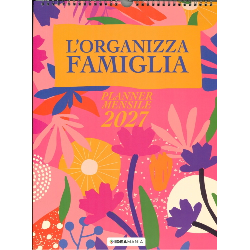 CALENDARIO ORGANIZZA FAMIGLIA CARTOMANIA 2027 - PLANNER MENSILE 